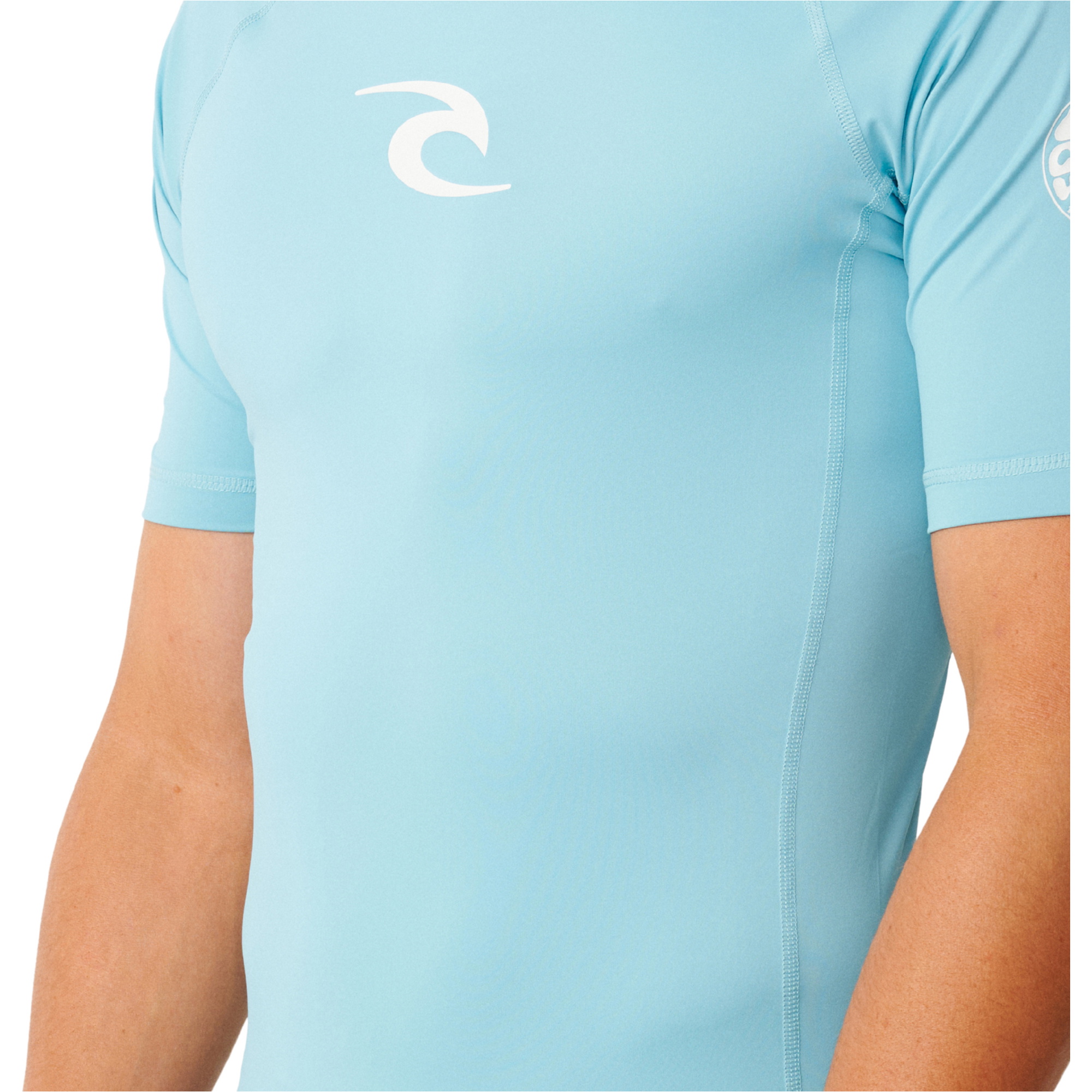 2026 Rip Curl Mens Waves UPF Perf Short Sleeve Rash Vest 198MRV - Wave Pool